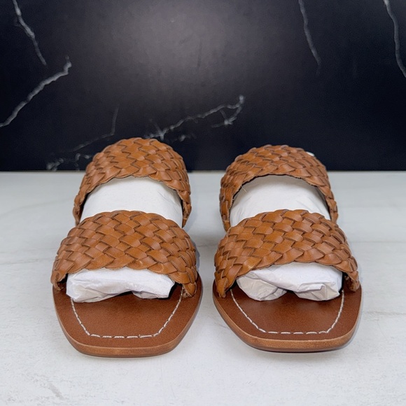 Loeffler Randall Jonah Timber Woven Slide Sandal Timber Brown sz 6.5 - Picture 4 of 13